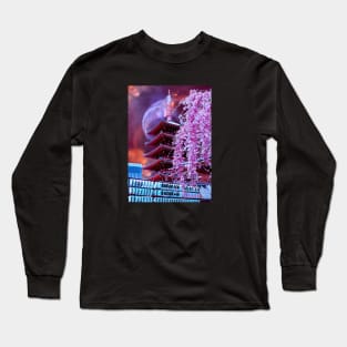 Tokyo Space Outer Galaxy Long Sleeve T-Shirt